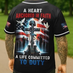 A Heart Anchored In Faith All Over Print Jersey