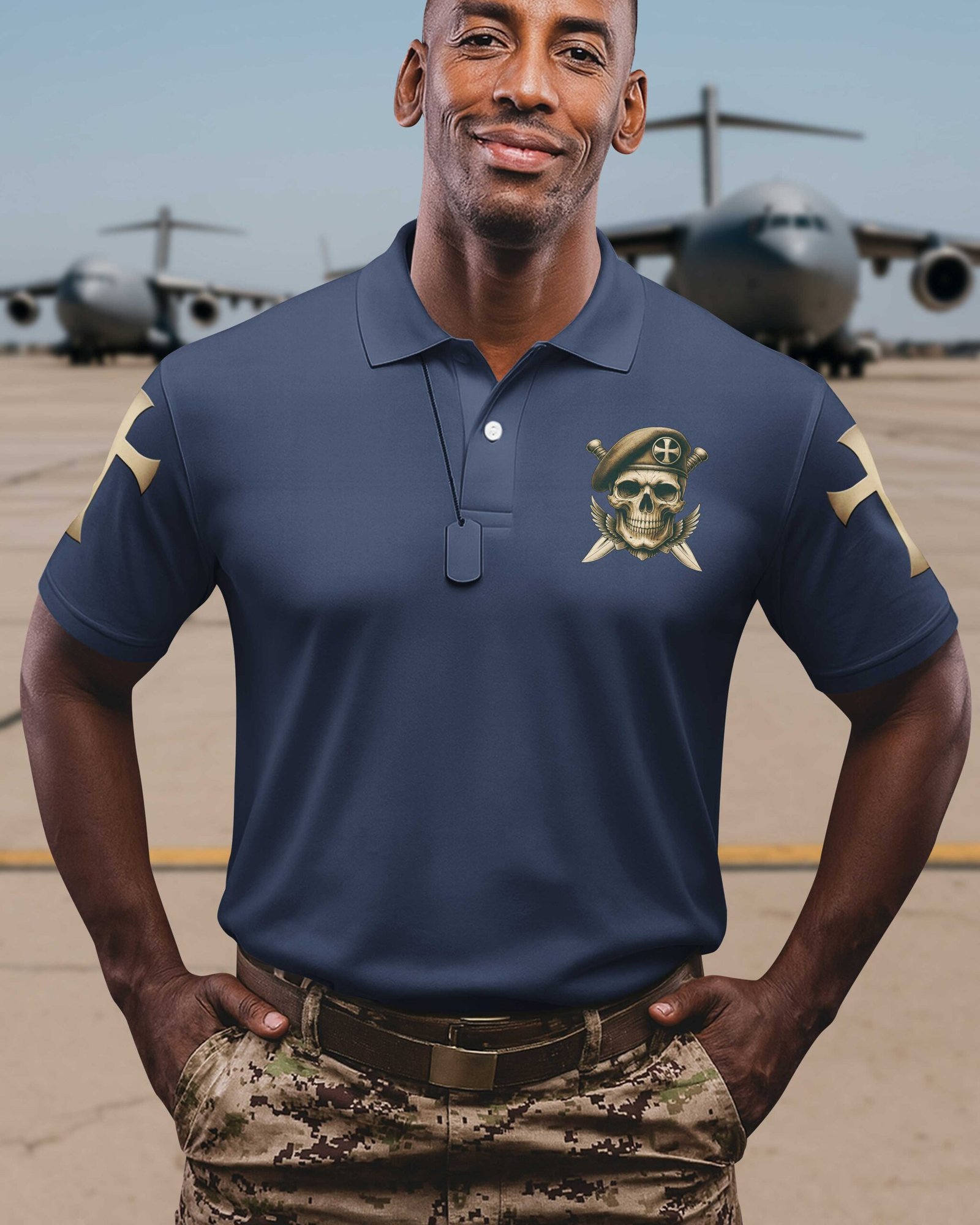 Blessed Be The Lord My Rock Polo - Image 6
