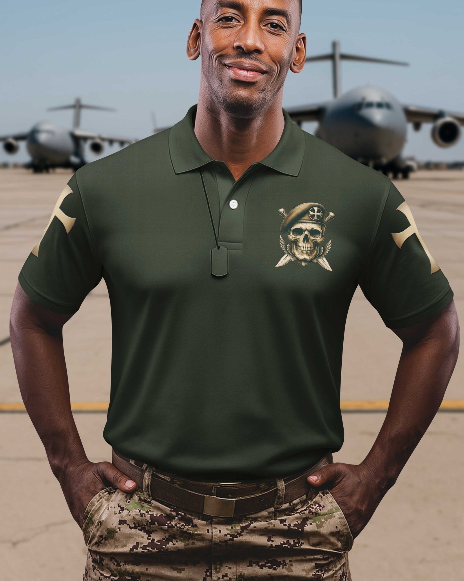 Blessed Be The Lord My Rock Polo - Image 4