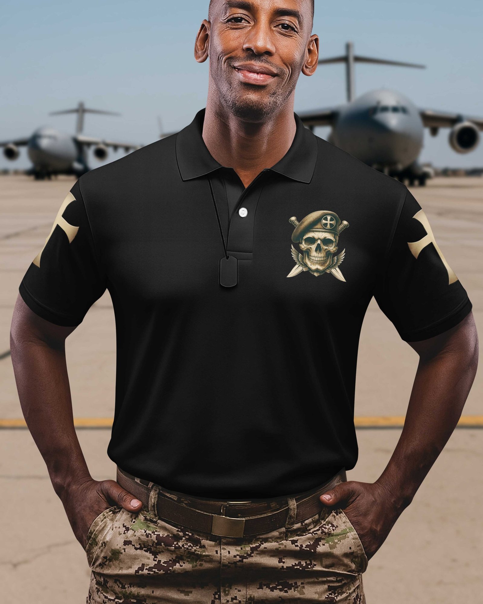 Blessed Be The Lord My Rock Polo - Image 2