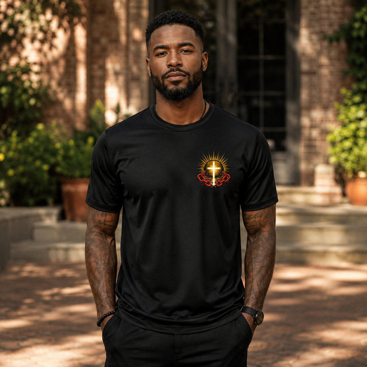 Faith Made Us Strong, Freedom Made Us Rise Juneteenth 1865 T-Shirt - Image 3