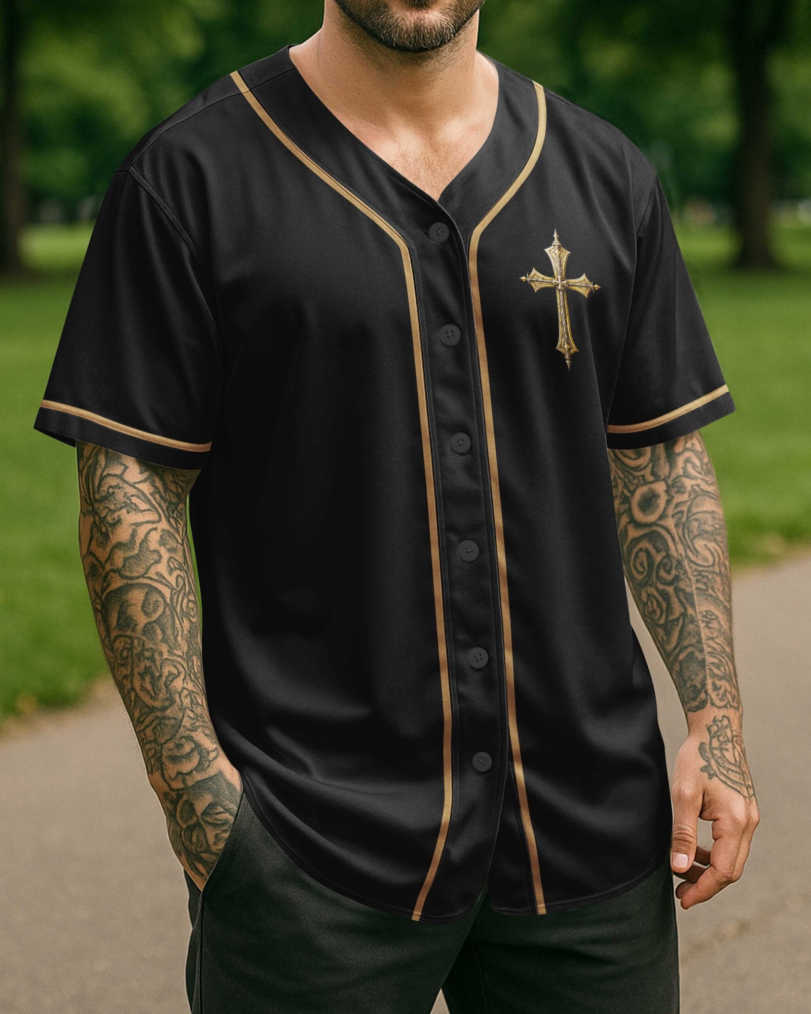 Forgiven All Over Print Jersey - Image 4