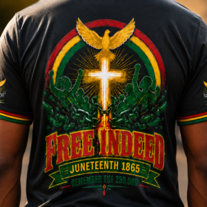 Free Indeed Juneteenth 1865 T-Shirt