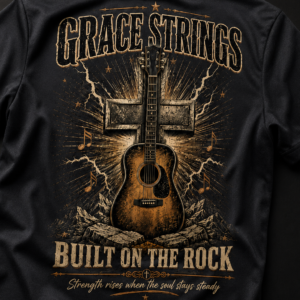 Grace Strings Built On The Rock T-Shirt