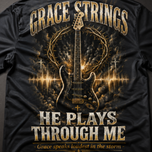 Grace Strings He Plays Through Me T-Shirt