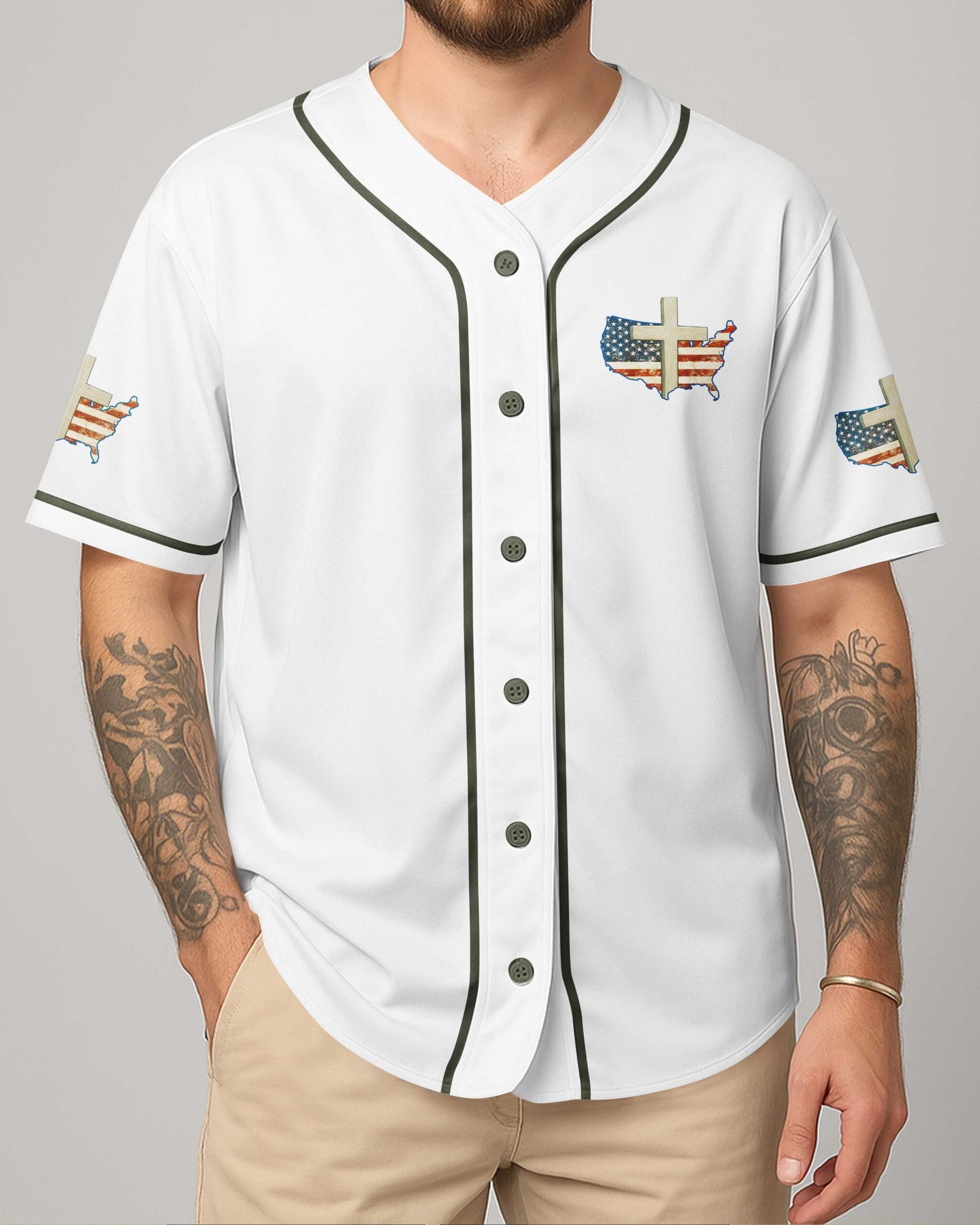 Grateful For Freedom All Over Print Jersey - Image 2