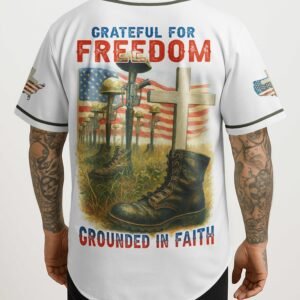 Grateful For Freedom All Over Print Jersey