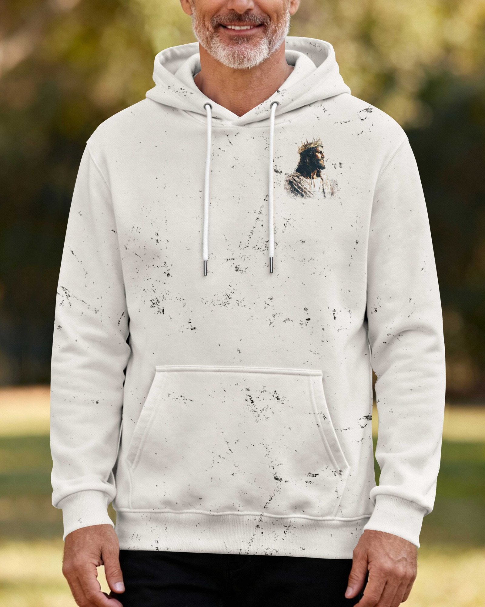 He Carried The World's Weight In Silence Not To Prove His Strength But To Fulfill His Purpose Hoodie - Image 2