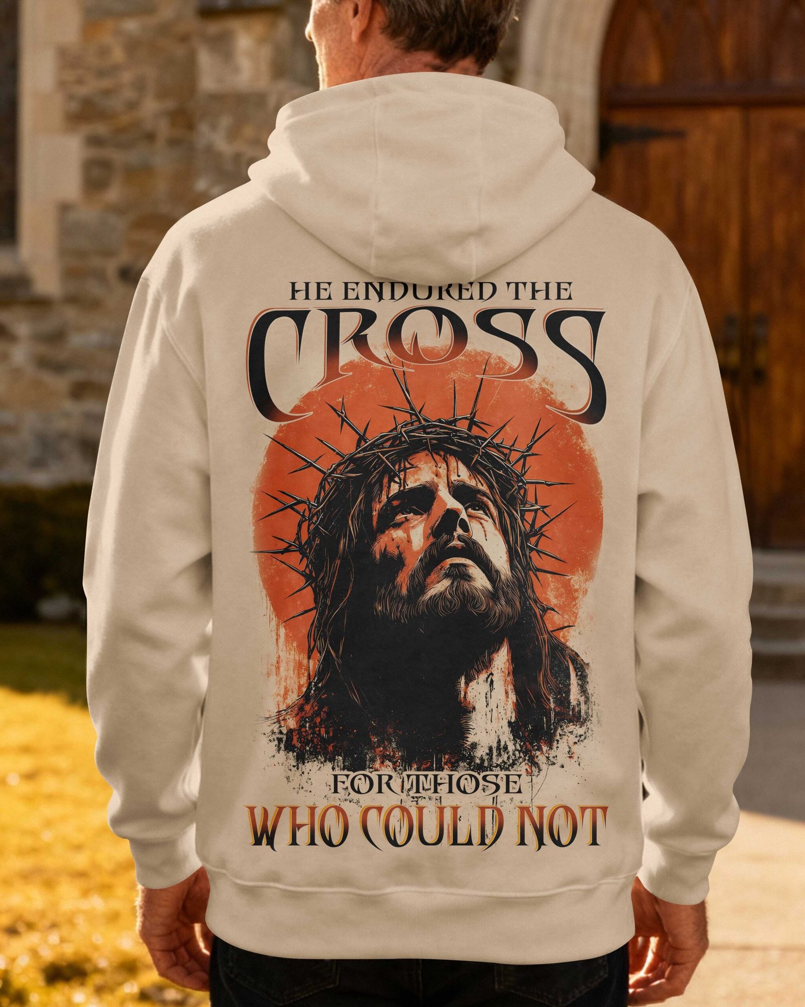 He Endured The Cross For Those Who Could Not Hoodie - Image 4