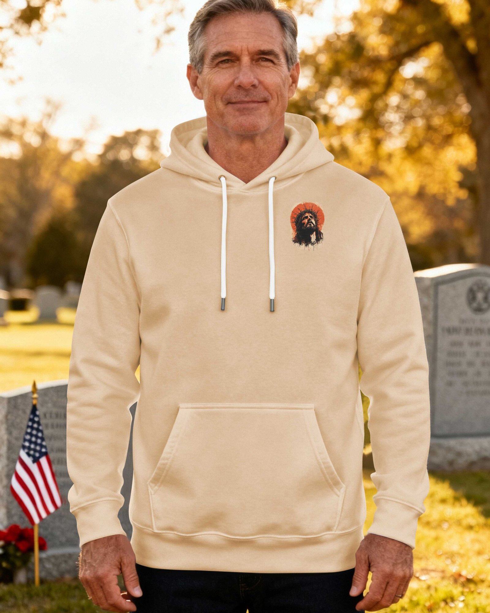 He Endured The Cross For Those Who Could Not Hoodie - Image 5