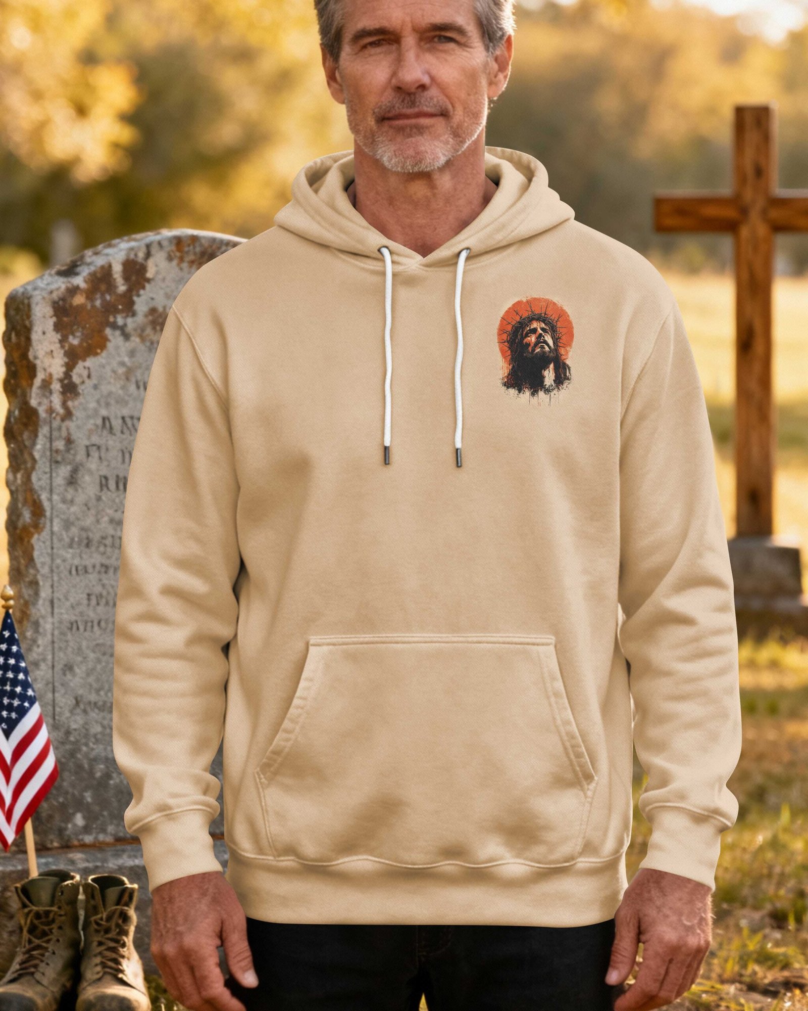 He Endured The Cross For Those Who Could Not Hoodie - Image 8