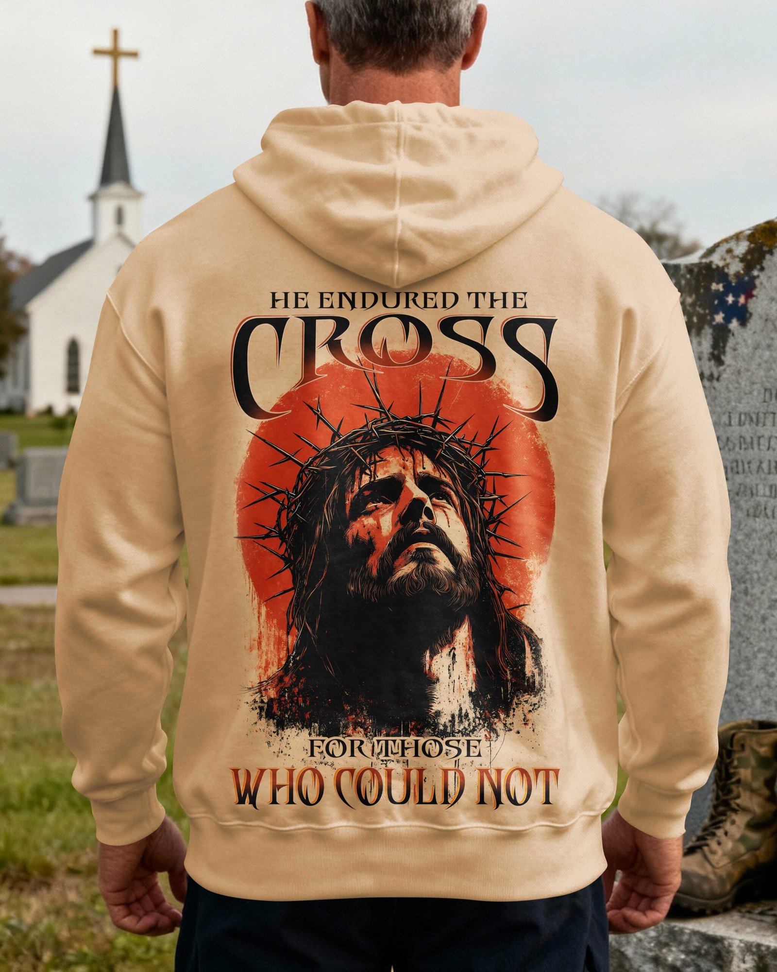 He Endured The Cross For Those Who Could Not Hoodie - Image 6