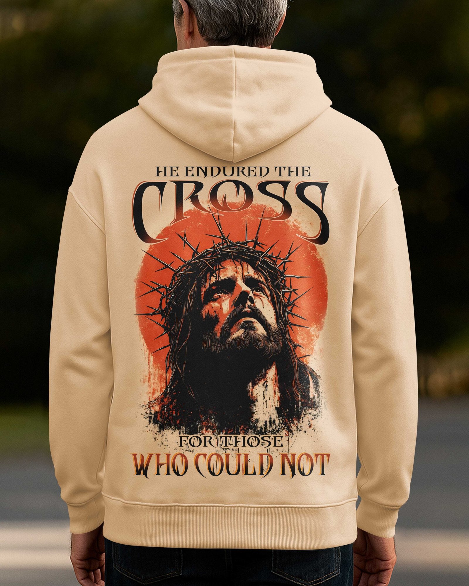 He Endured The Cross For Those Who Could Not Hoodie - Image 3