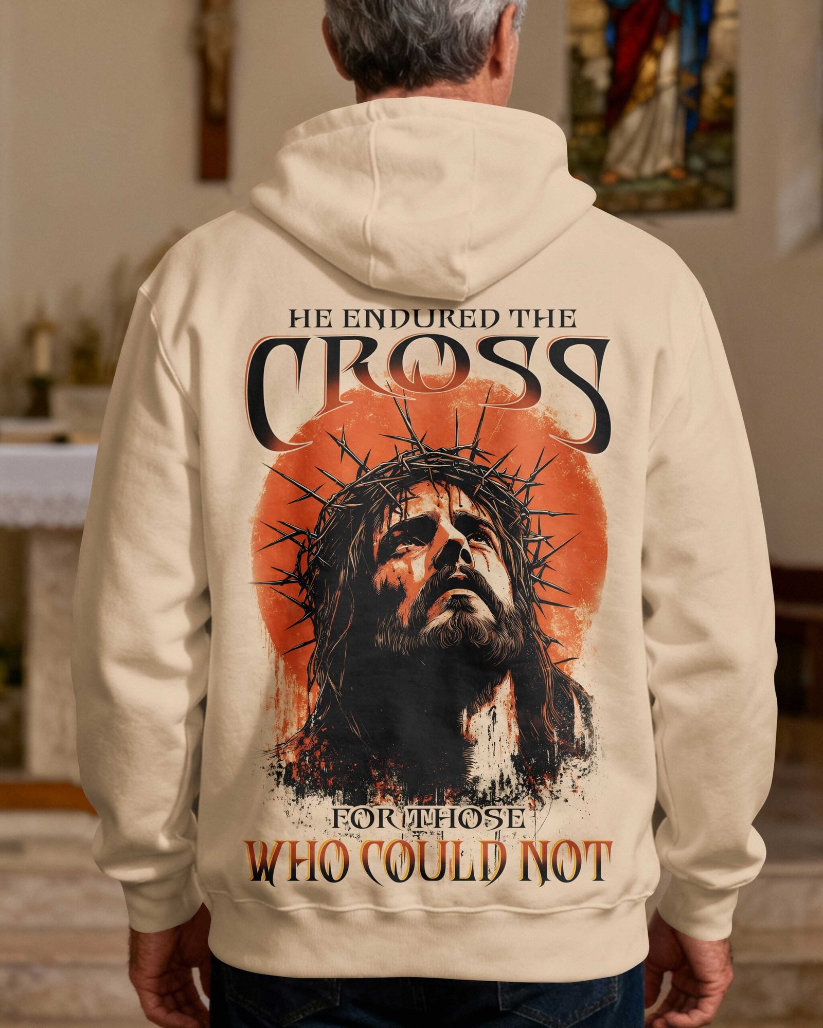 He Endured The Cross For Those Who Could Not Hoodie
