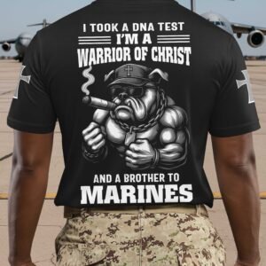 I Took A Dna Test I'm A Warrior Of Christ And A Brother To Marines Polo