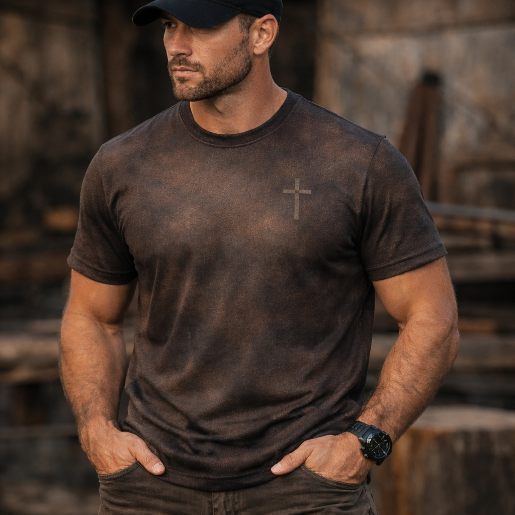 Iron Sharpens Iron Prov. 27:17 T-Shirt - Image 2