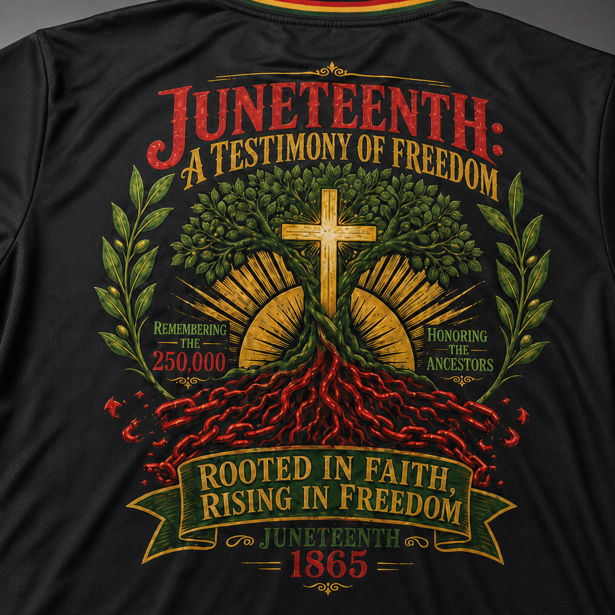 Juneteenth: A Testimony Of Freedom T-Shirt