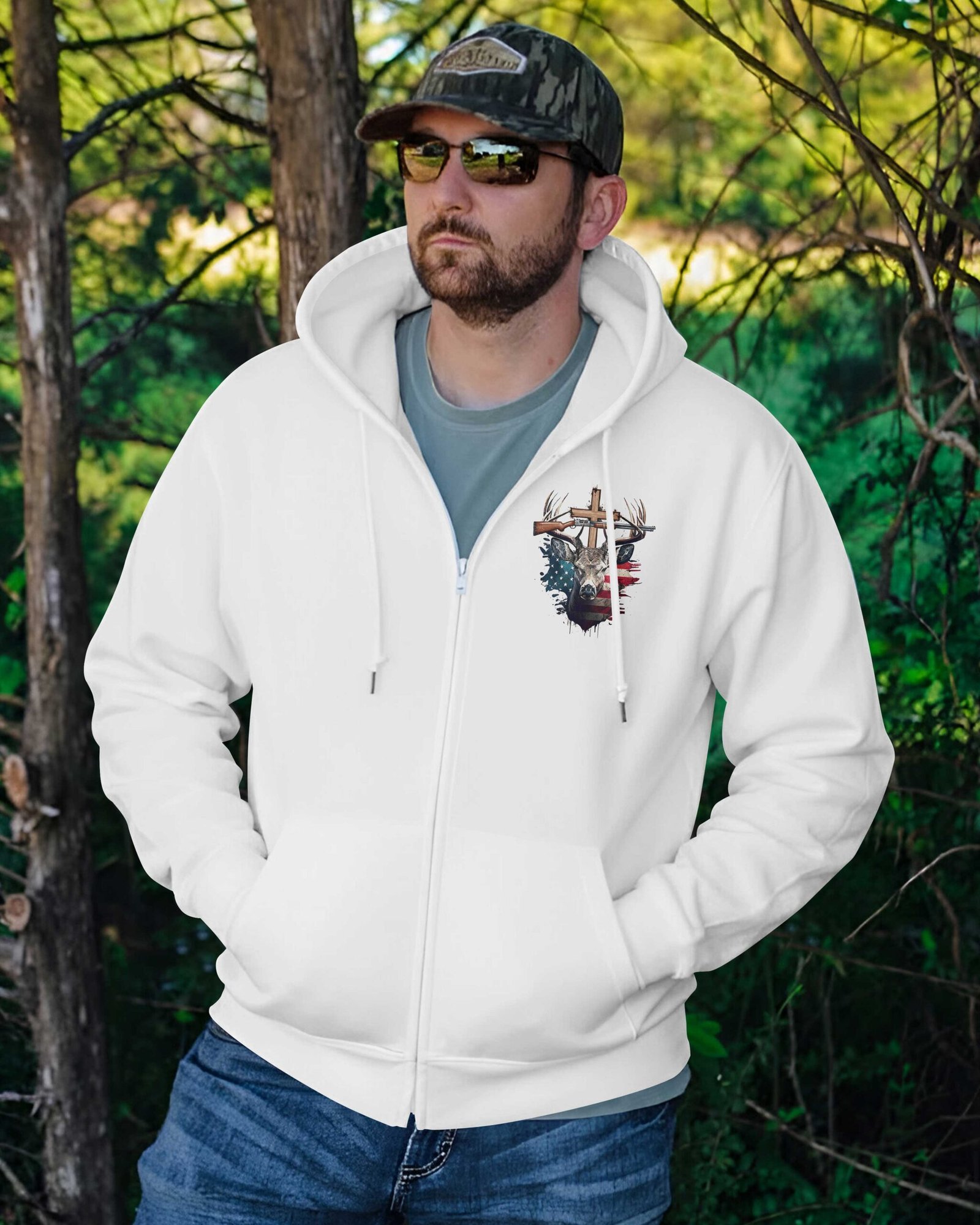 My Rifle's Loud Zip Hoodie - Image 5