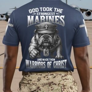 God Took The Strongest Marines And Made Them Warriors Of Christ Polo