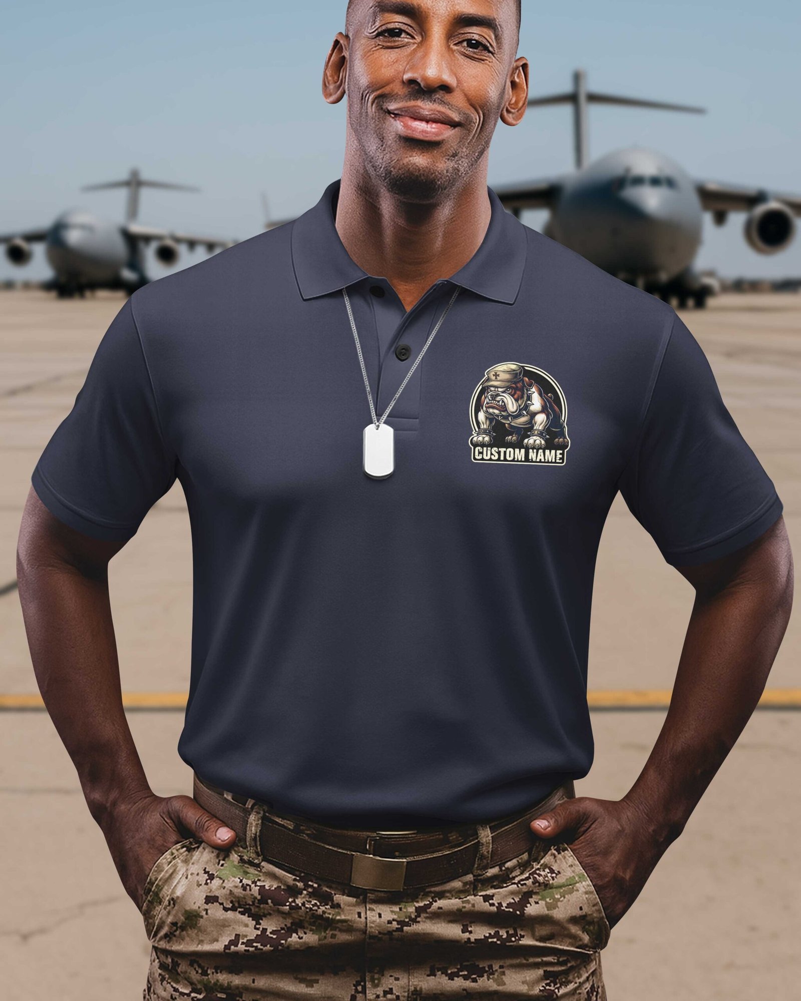 Once A Marine By Duty Forever A Warrior Of Christ By Faith Polo - Image 2