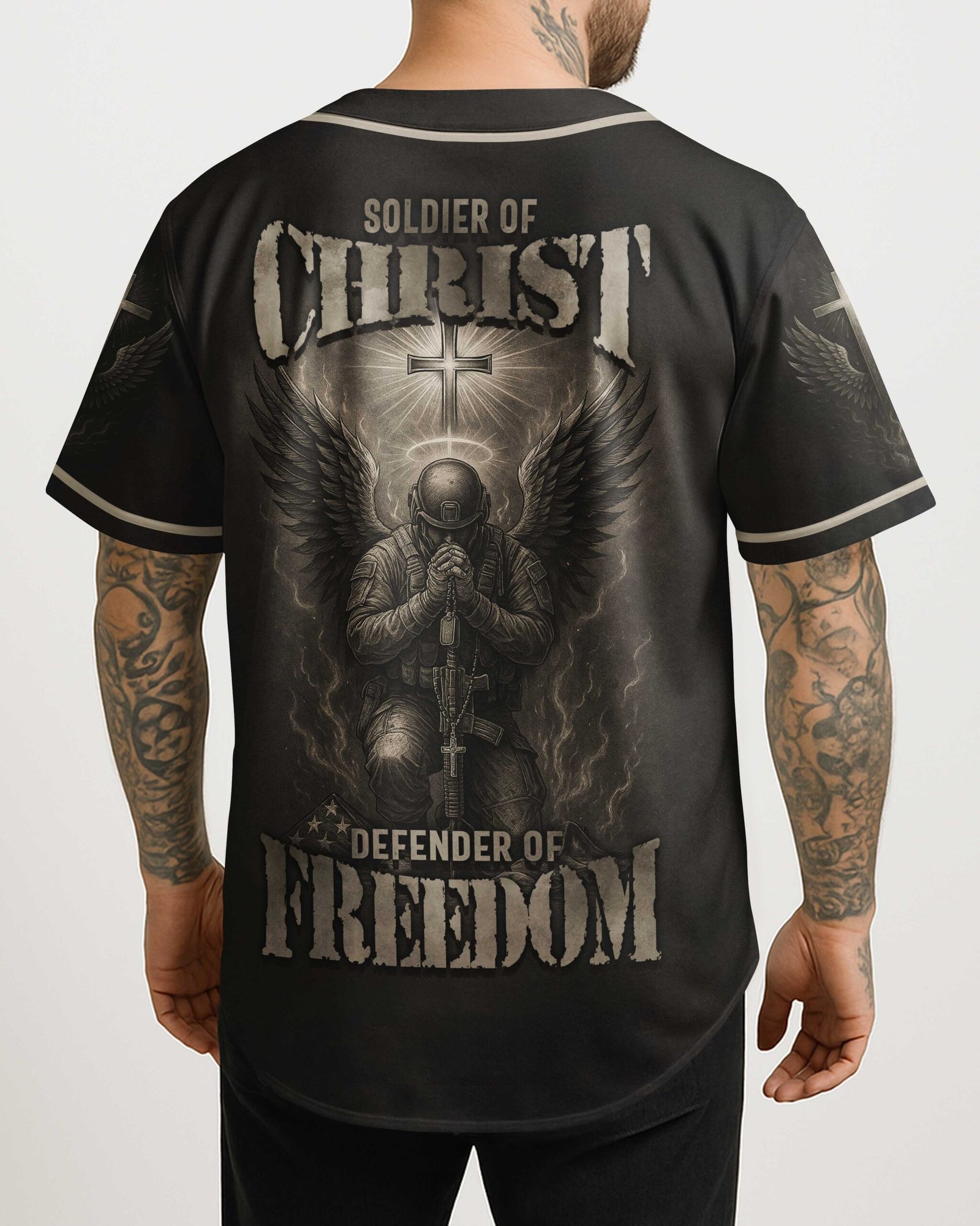 One Nation Under God All Over Print Jersey - Image 4