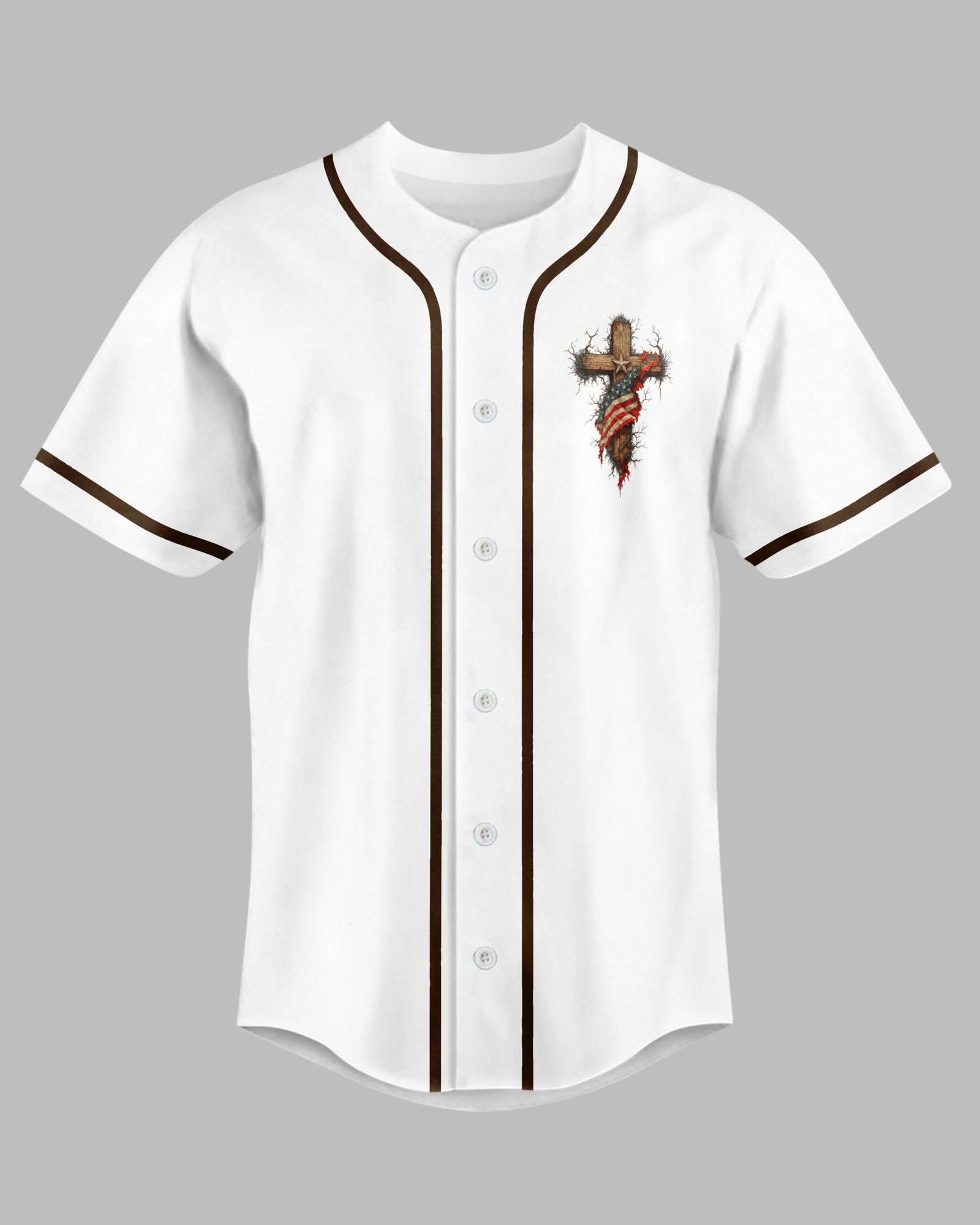 Soldier Of Faith Rooted In Christ All Over Print Jersey - Image 6