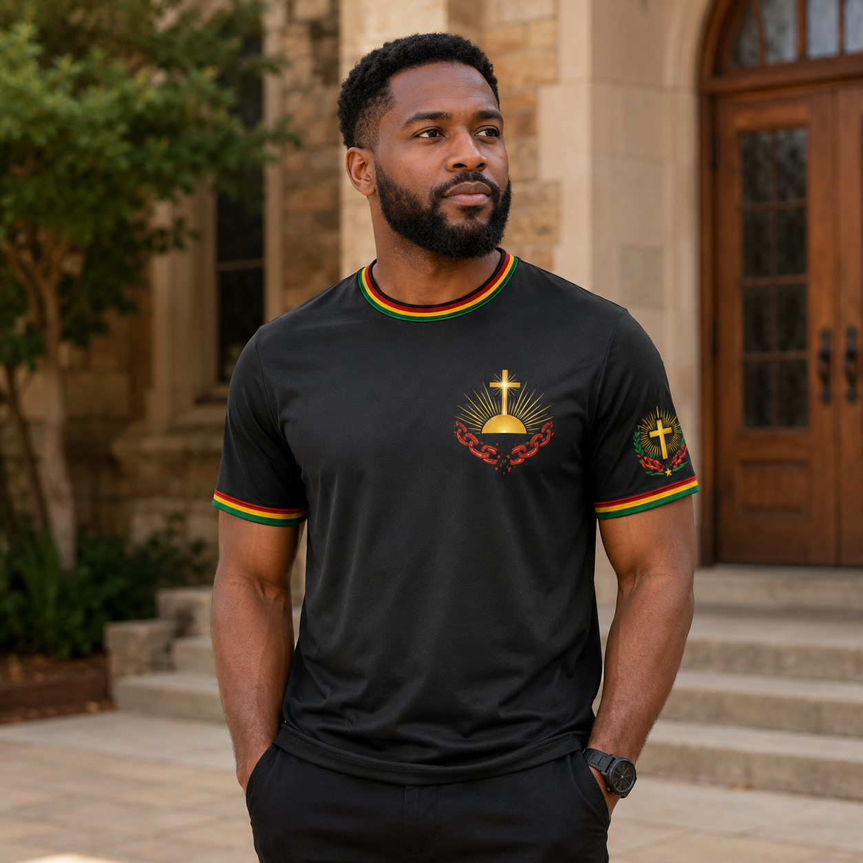 Still We Rise By Faith T-Shirt - Image 3