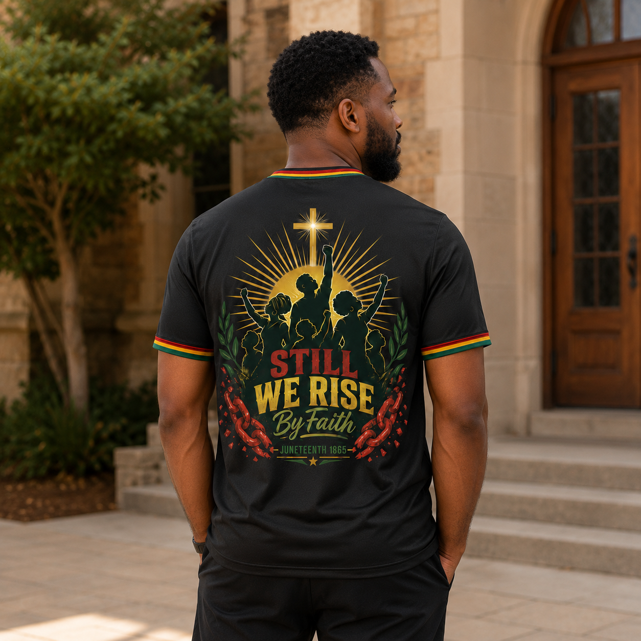 Still We Rise By Faith T-Shirt - Image 2