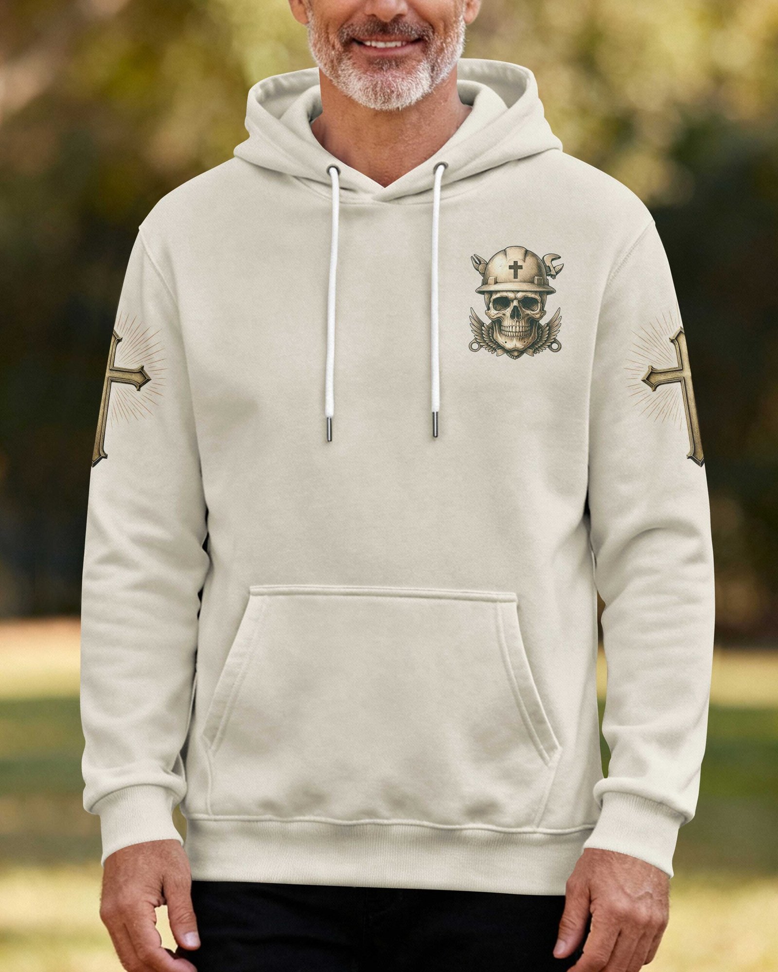 Storms Don't Scare Me God Made Me A Lineman Hoodie - Image 10