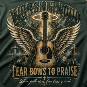 Worship Loud Fear Bows To Praise T-Shirt